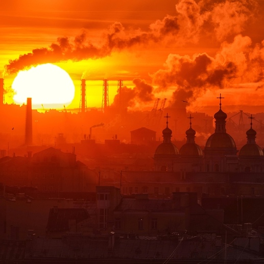 Фотография Закат Солнца над петербургом | Владислав Борисович Васильев